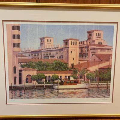 Vincent J. Cacace - Signed & Numbers Boca Ratón Hotel Framed Print