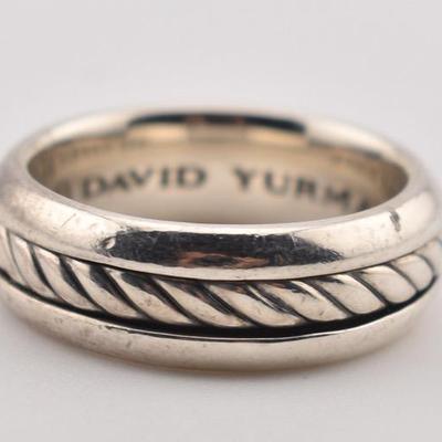David Yurman - Sculpted Cable Crossover - Sterling Silver Band Ring