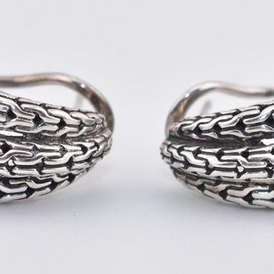 John Hardy - Buddha Belly - Sterling Silver Earrings