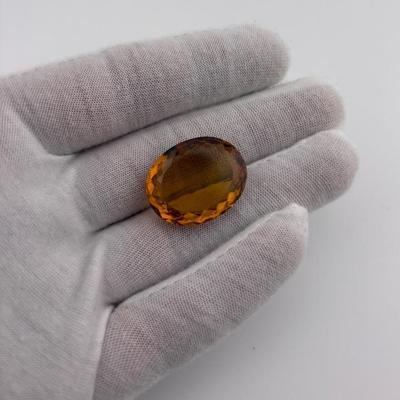 37.2 Carat Natural Unheated Oval Citrine - VVS