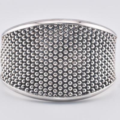 Lagos - Caviar - Sterling Silver Hinged Cuff Bracelet