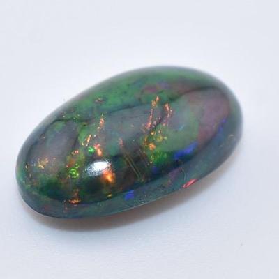 5.5 Carat Oval Black Opal 