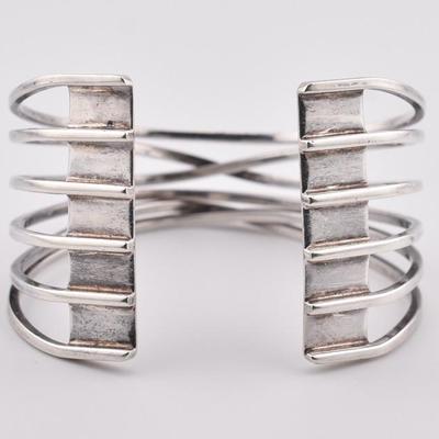 Silpada - Criss Cross - Sterling Silver Open Cuff Bracelet