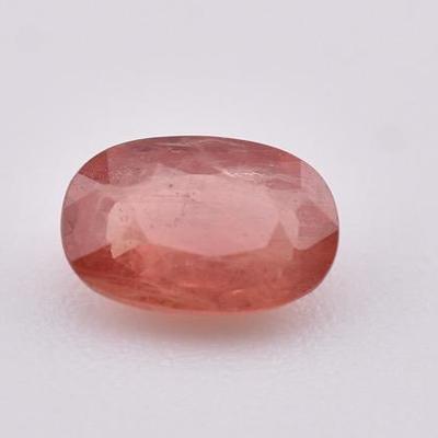 1.0 Carat Treated Oval Orange Sapphire - SI1