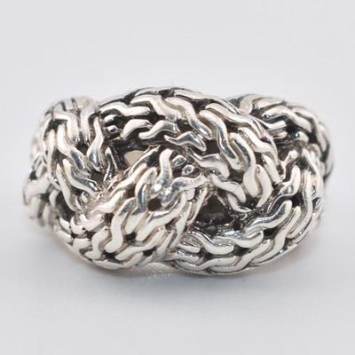 John Hardy - Braided Chain - Sterling Silver Ring