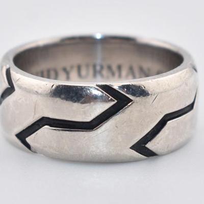 David Yurman - Forged - Sterling Silver Band Ring