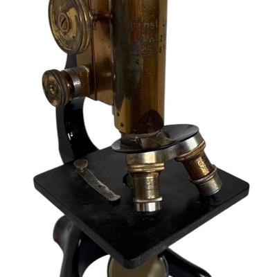 Ernst Leitz Wetzlar Microscope w/ Case