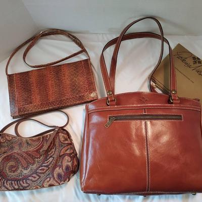 Patricia Nash Brown Leather Purse With Dustbag & More