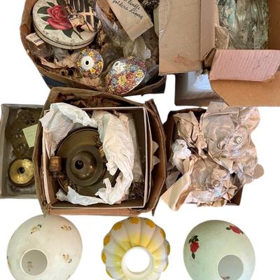 Vintage Globes And Lighting Accessories 
