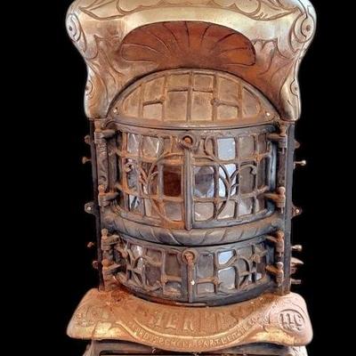Antique Merit Hibbard Spencer Bartlett & Co Wood Furnace (VERY HEAVY)