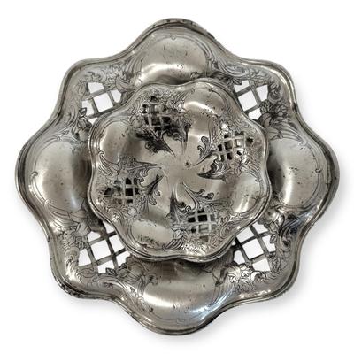Seven Sterling Silver Trays (147.65g Total)
