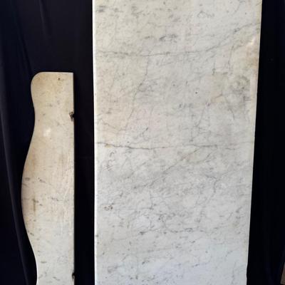 Marble Top And Back Piece 