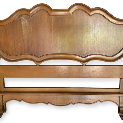French Provincial Queen-Sized Headboard & Footboard