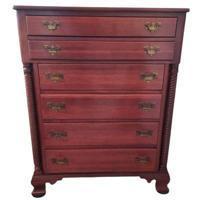 Willett Wildwood Cherry Chest Of 6 Drawers