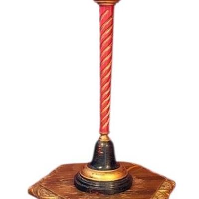Short Side Table And Lamp
