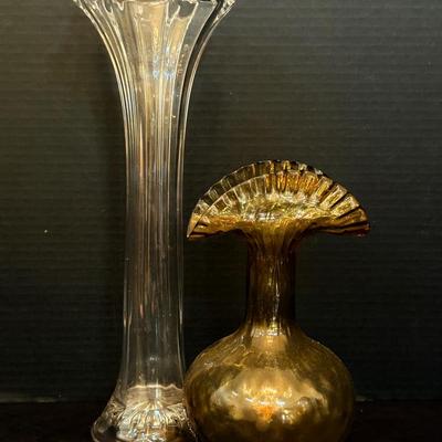 Two Glass Vases