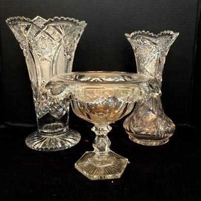 Cut Glass Vases