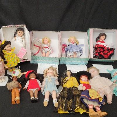 Madame Alexander, Danbury Mint & Effanbee Kewpie Dolls – 16 Collector & Porcelain Dolls with Boxes