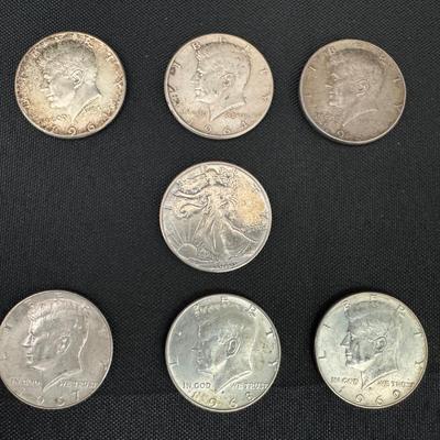 U.S. Silver Coins – Kennedy Half Dollars & Walking Liberty Half Dollar