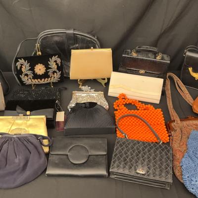 Vintage Clutch & Handbag Collection | Assorted Styles & Materials