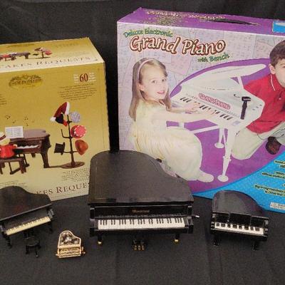 Miniature Piano Collection – Musical Toys & Decor in Original Boxes