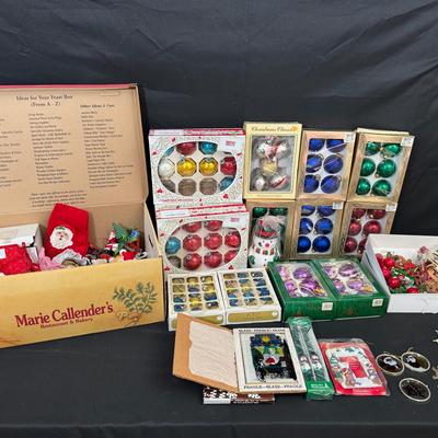 Christmas Ornament Collection – Shiny Brite, Vintage Glass, Figurines, and Holiday Decor