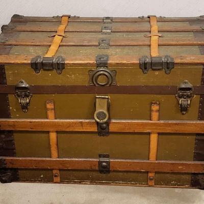 Antique Steamer Trunk (B)