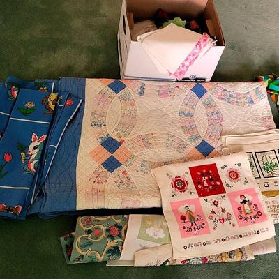 Vintage Linen & Curtains (LR)