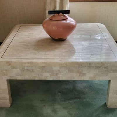 Large Tessellated Stone Table + (LR)
