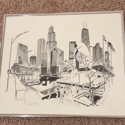 George Becker Signed Framed Print