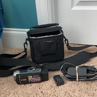 Sony Camcorder With Case