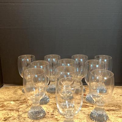Lovely Lennox Stemware In The Icicle Pattern Reserve