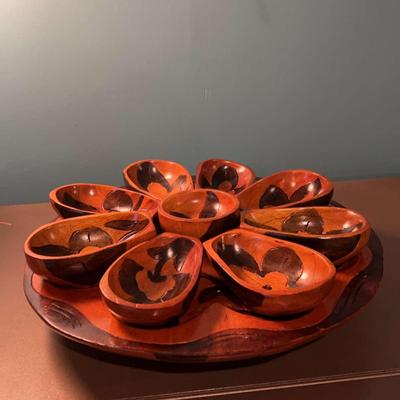 Carved Wood, Lazy Susan