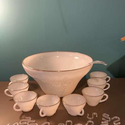 Vintage Punchbowl Set