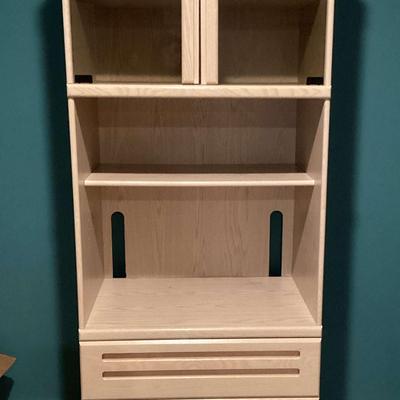 Blonde Wood Bookcase by Pallister