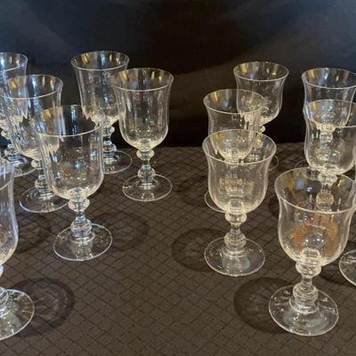 Mikasa French Countryside Crystal Water Goblets (2 Sizes)