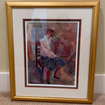 Artist Barbara A. Wood: “Sybill" is an lithograph, hand-signed and numbered