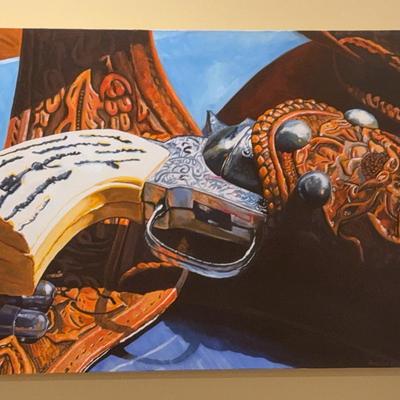 Roy Rogers ' Got Nuthin On Me Oil Painting By Andrea Alvin
