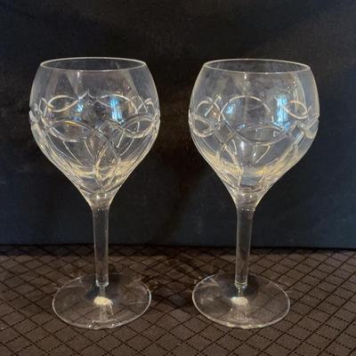 Waterford Crystal Clannad Claret Wine Glasses (2)