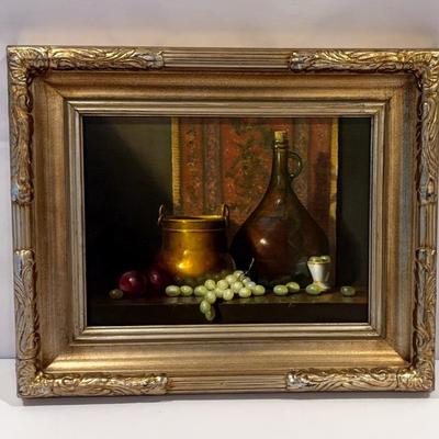 Richard Weers Oil Painting #020122-14 “Glass Bottle”