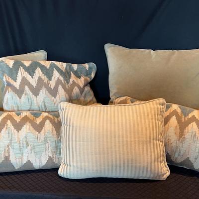 Assortment Of Coordinating Pillows