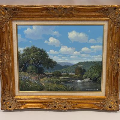 George Kovach #781 “Hill Country Spring” Framed Painting