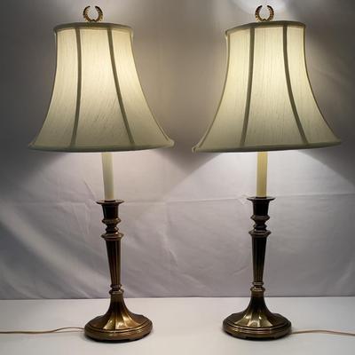 Brass Like Lamps With Shades