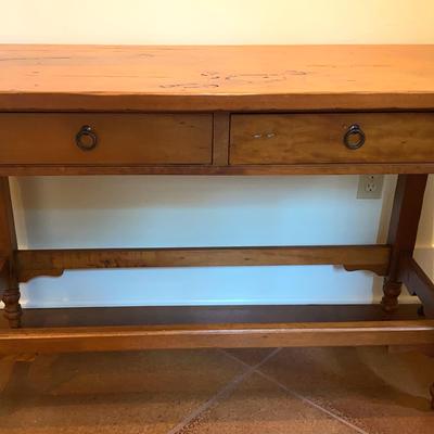 Wooden Hallway/Entry Table