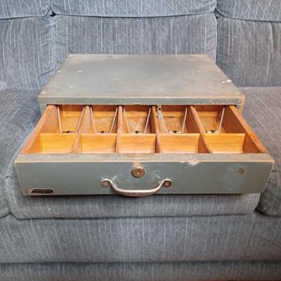 Sale Photo Thumbnail #80: Antique cash drawer 