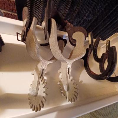 Sale Photo Thumbnail #224: Vintage horse spurs ?