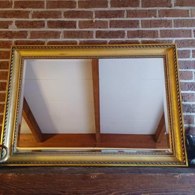 Sale Photo Thumbnail #171: Gorgeous gold framed mirror 