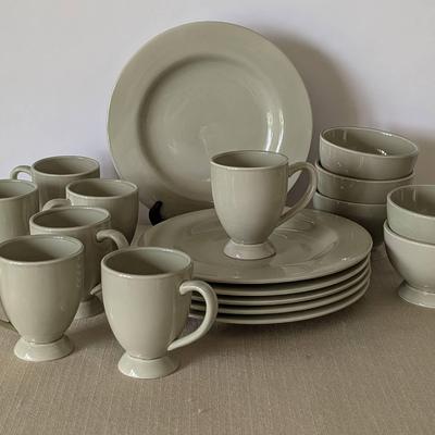 Sage Green Glazed Earthenware 