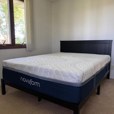 Platform Bed and Novaform Mattress