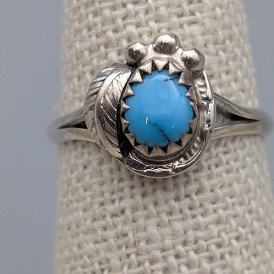 Navajo Sterling and Turquoise Ring 